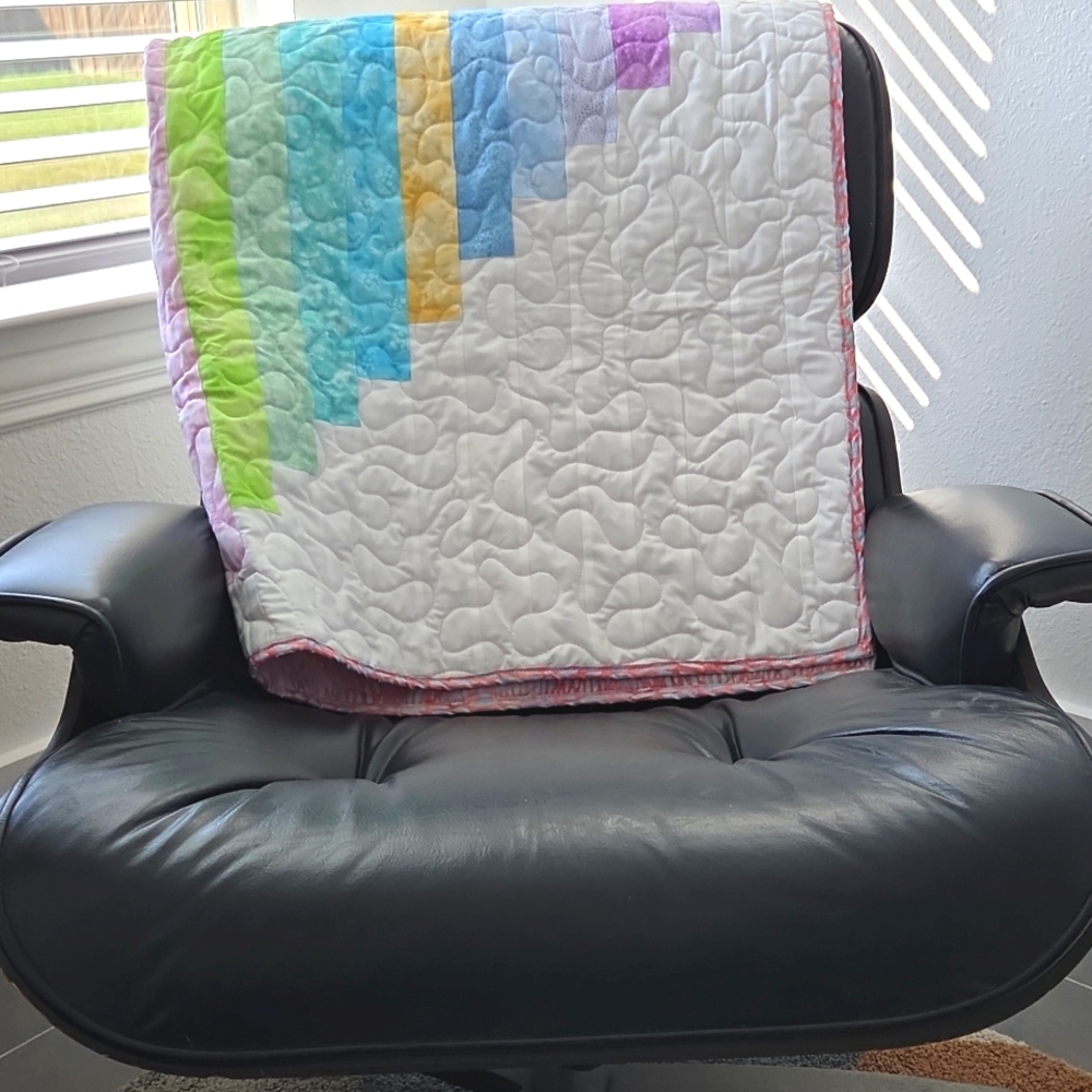 Multicolor Heart Quilt - Picture 6 of 7